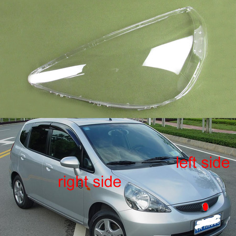 Transparent Lampshade Headlamp Cover Glass Lamp Shade Headlight Shell For Honda Fit Jazz Hatchback 2003 2004 2005 2006 2007 ► Photo 1/6