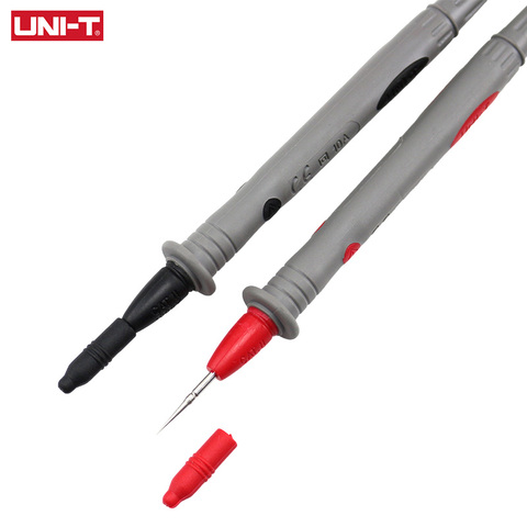 UNI-T Universal Multimeter Test Lead Probe Soft Silicone Needle Tip Tester Probe Wire CAT IV 600V 10A ► Photo 1/4