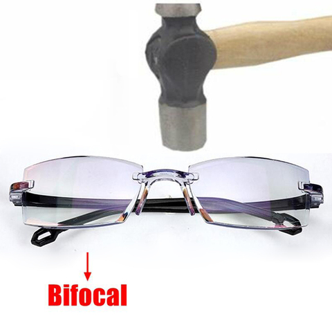 Blue-proof Reading Glasses For Men And Dual-light Smart Zoom Reading Glasses For The Elderly ► Photo 1/6