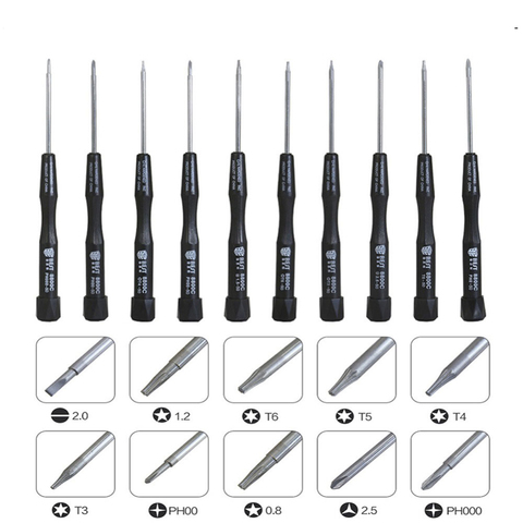 New Precision Screwdriver Set P2 P5 Pentalobe Y2.5 PH00 PH000 T3 T4 T5 T6 Slotted for Macbook Air/Pro iPhone Repair Tools ► Photo 1/6