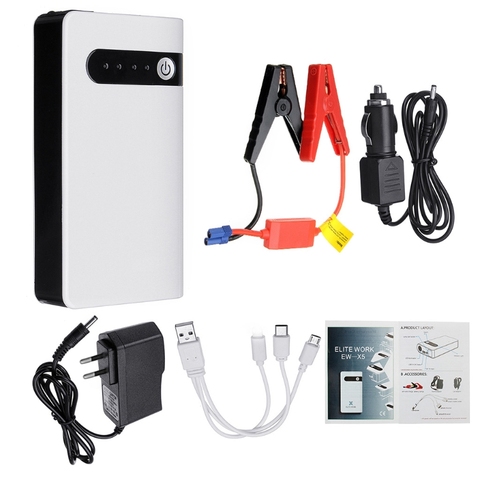 20000mAh 12V Portable Car Jump Starter Emergency Battery Booster Power bank Waterproof with LED Flashlight ► Photo 1/6