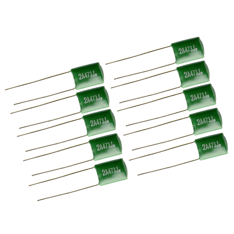 10x 0.047uf Polyester Film Capacitors Green for Electric Guitar/Bass Part Luthier Supply ► Photo 1/6