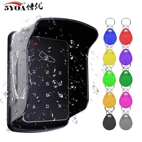 Standalone Access Controller RFID Access Control Keypad Waterproof Rainproof Cover digital panel Card Reader Door Lock System ► Photo 1/6