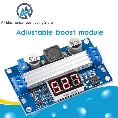 DC DC-DC 3~35V to 3.5~35V LTC1871 Booster step up Step-up module Converter Regulated Power Supply+VoltMeter ► Photo 1/6