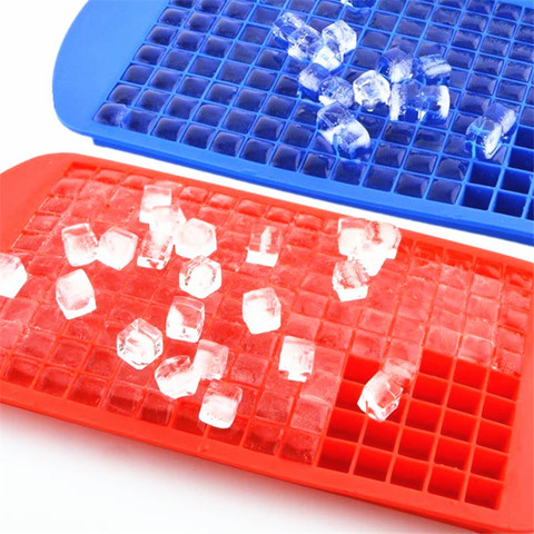 160 Grids Silicone Ice Cube Tray, Small Square Ice Maker, DIY Small Ice Cube  Mold, Kitchen Accessories