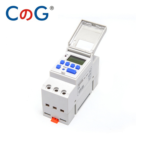 CG Din Rail Programmable Digital Timer Switch THC15A Relay Control Power 220V 230V 6A 10A 16A 20A 25A 30A Electronic Weekly ► Photo 1/4