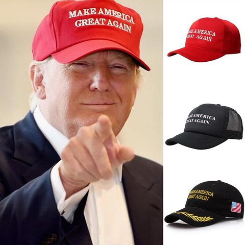 2022 Trump American Presidential Hat Make America Great Again Hat Donald Trump Republican Hat Cap MAGA Embroidered Mesh Cap ► Photo 1/6