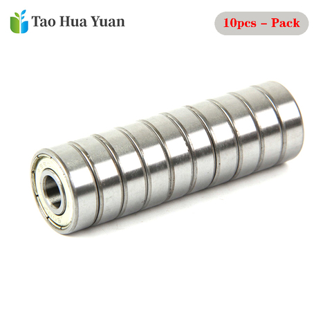 10pcs/Set Double Shielded Miniature High-carbon Steel Single Row 608ZZ ABEC-7 Deep Groove Ball Bearing 8*22*7 8x22x7 MM 608 ZZ A ► Photo 1/6