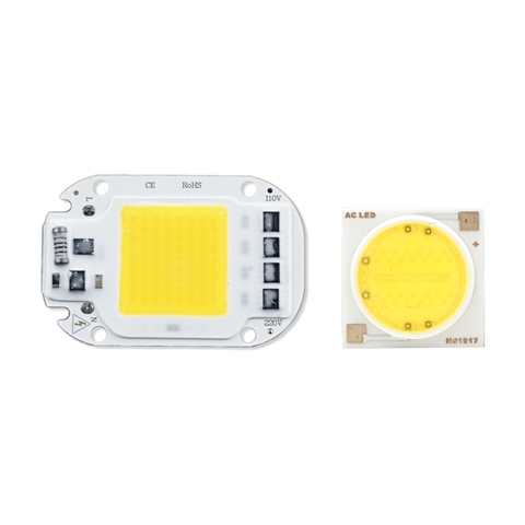 LED COB Chip 20W 30W 50W 3W 5W 7W 9W 12W 15W 18W 110V 220V Smart IC Light High Lumen Chip For DIY LED Floodlight Soptlight Bead ► Photo 1/6