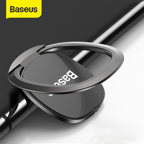 Baseus Car Phone Holder 2.1mm Thin Invisiable Stand For Xiaomi Samsung Mobile Phone Ring Holder Auto Phone Support Mount ► Photo 1/6