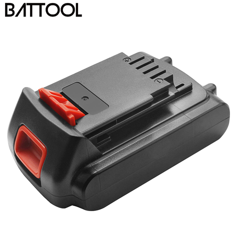 Rechargeable 18V/20V 3000mAh Li-ion Rechargeable Battery Replacement For BLACK & DECKER LB20 LBX20 LBXR20 Power Tools Battery ► Photo 1/6