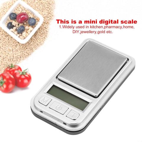 Mini Digital Pocket Scale 200g 0.01g Precision Weight Measuring for Kitchen Jewellery Pharmacy Gold Tare Weighing ► Photo 1/6
