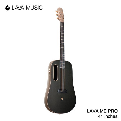 LAVA ME PRO Guitar Folk Carbon Fiber FreeBoost 41 Inch Professional Playing Electric Box Guitar With Case Pick Charging Cable ► Photo 1/6
