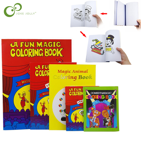 A Fun Magic Coloring Book Comedy Magic Coloring BookS Magic Tricks Illusion Kids Toy Gift Tour Close-up Street Magic Tricks ZXH ► Photo 1/6