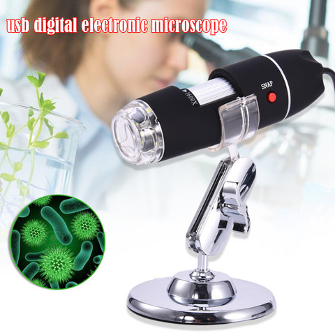 Wholesale1600X /1000X/500X Mega Pixels 8 LED Digital USB Microscope Microscopio Magnifier Electronic Stereo USB Endoscope Camera ► Photo 1/6