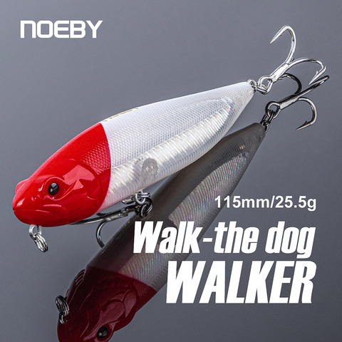 Noeby Wobbler Fishing Lure 115mm 25.5g Topwater Swimbait Lures  Walker Hard Bait Wobblers For Pike 9110 Winter Fishing Lures ► Photo 1/6