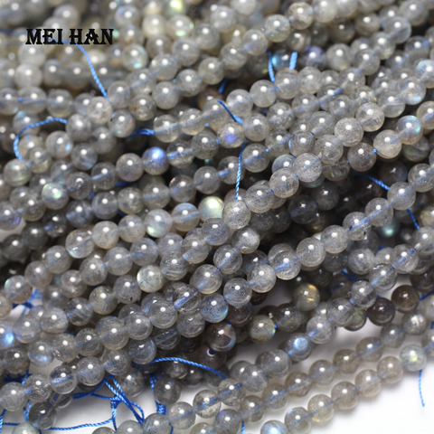Wholesale (1 strands/set) natural grade A+ labradorite  6-6.8mm smooth round loose shiny beads for jewelry making design ► Photo 1/1