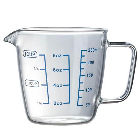 New 250/500ml Glass Heat-resisting Glass Measuring Cup Milk Scale Microwave Measure Jug Measuring Cups Kitchen Tools ► Photo 1/1