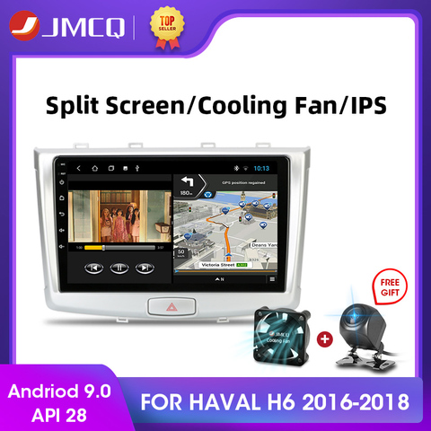 JMCQ Android 9.0 T3L PLUS For GREAT WALL Haval H6 2013-2017 Car Radio Multimidia Video Player Navigation GPS 2G+32G DSP No 2din ► Photo 1/6