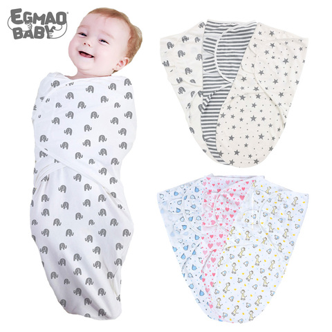 Baby Swaddle Blanket, Swaddle Wrap for Infant, Adjustable Newborn Swaddle, Organic Cotton Baby Swaddle for 0-6 Month ► Photo 1/6