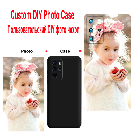 Custom Case for Samsung Galaxy S20 Ultra S20 Plus S20 FE Lite Liquid Silicone Case Photo Picture DIY Detail Protect Camera Cover ► Photo 1/6