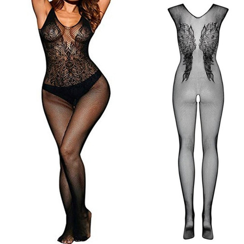 plus size fishnet stockings open crotch tights black Sexy Hot Erotic Fishnet Pantyhose Women Stockings Body Stockings womens tig ► Photo 1/6