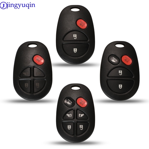 jingyuqin Remote Car Key Fob Case Cover For Toyota Sienna 2004 2005 2006 2007 2008 2009 2010 2011 2012 2013 FCC ► Photo 1/6