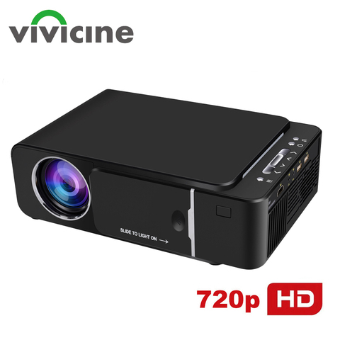 VIVICINE 1280x720p Portable HD Projector,Option Android 10.0 HDMI USB 1080p Home Theater Proyector WIFI Mini Led - Price history & Review | AliExpress Seller - Vivicine Official Store | Alitools.io