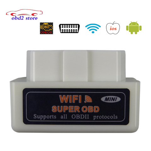 Super ELM327 WIFI OBD2 V1.5 ELM 327 V 1.5 Car Diagnostic Scanner For IOS Android Elm-327 WI-FI OBDII OBD 2 Auto Diagnostic Tool ► Photo 1/6