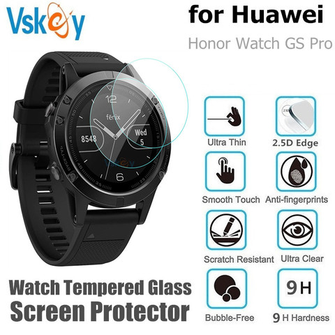 10PCS Tempered Glass for Huawei Honor Watch GS Pro Screen Protector Round SmartWatch Protective Film ► Photo 1/6