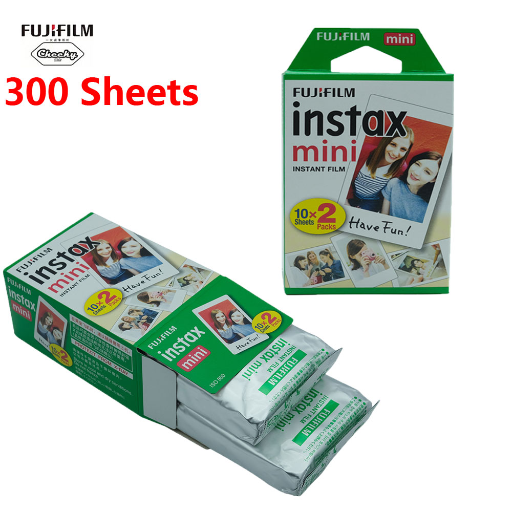 Buy Online 10 300 Sheets Fuji Fujifilm Instax Mini 9 8 Films White Edge Films For Instant Mini 9 8 7s 25 50s 9 90 Camera Sp 2 Photo Paper Alitools