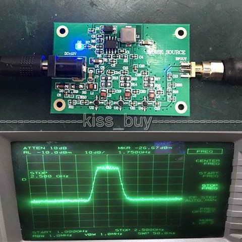 1MHz ~ 3.5GHz SMA Noise signal generator Noise source Simple spectrum tracking signal source Antenna Filter analysis test dc 12v ► Photo 1/5