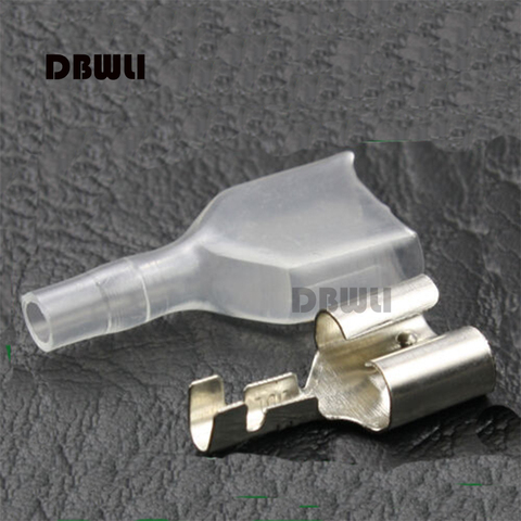 50Set Japanese Double Socket Female with Insulation Covers For 3.9mm 4mm Bullet Wire Connector Terminals Motorcycle ► Photo 1/2