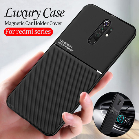 For xiaomi redmi note 8 pro Case Magnetic Car Holder Silicone phone cover on xaomi xiomi redmi note 8T 8a 7 7a 5 matte Slim Case ► Photo 1/6