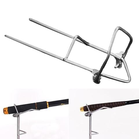 Stainless Steel Thicken Outdoor Fishing Rod Rest Holder Support Ground Stand ► Photo 1/6
