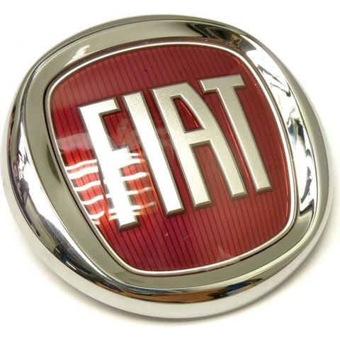 (1 piece ) Fiat front Linea, Fiat 500, Grande Punto, panda Front Bumper Badge Badge / Emblem 51804366 New Fiat 2007-2015 (95mm ► Photo 1/5