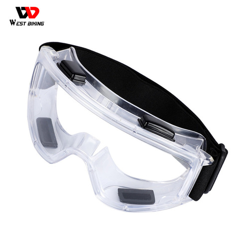 WEST BIKING Anti-fog Cycling Glasses Professional Protective Goggle HD Dust-proof Men Women Used With Mask Goggles ► Photo 1/6