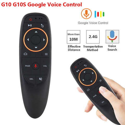 G10 G10S G10S Pro Voice Remote Control Bluetooth Air Remote Mouse 2.4G Wireless Gyroscope for Android tv box H96 Max X3 ► Photo 1/6