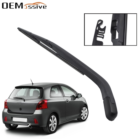 Rear Window Windshield Windscreen Wiper Arm Blade Set Kit For Toyota Yaris JAPAN Built 2005 2006 2007 2008 2009 2010 2011 ► Photo 1/6