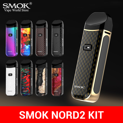 Vape SMOK Nord 2 Kit Cigarette Electronique Nord Coil RPM Pod Vaporizer RPM40 RBA Mesh Tank Elektronik Sigara Core Atomizer S288 ► Photo 1/6