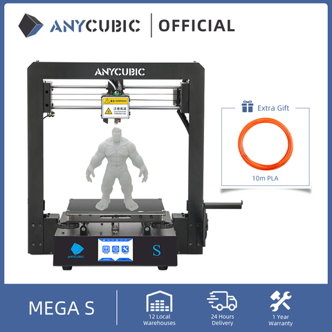 ANYCUBIC Mega S 3D Printer I3 Mega Series Upgrade Full Metal Frame Impresora 3D Printing High Precision DIY 3D Printers ► Photo 1/6