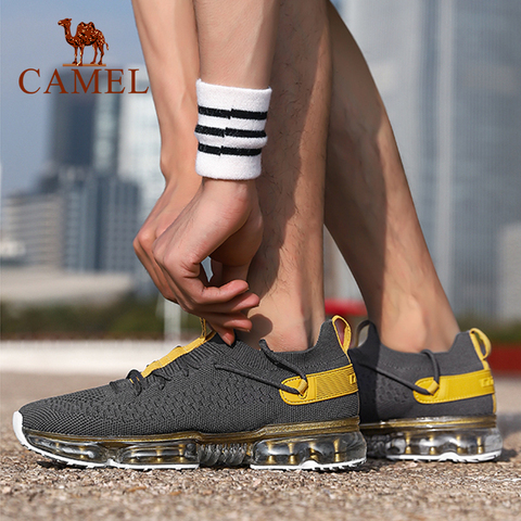 CAMEL Sneakers for Men Breathable Sports Male Shoes Anti-slip Shock Absorption Running shoes 2022 New Comfortable ► Photo 1/6