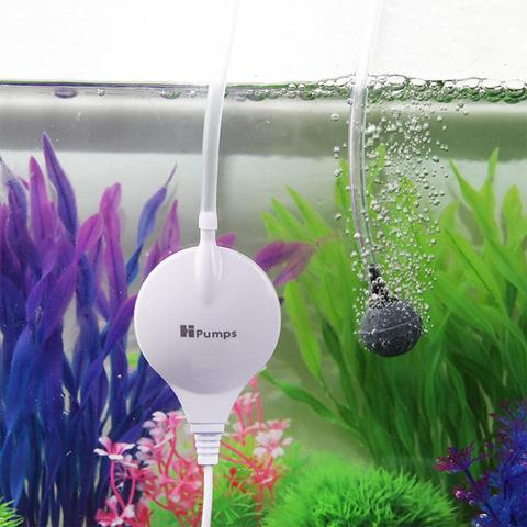 Mini Air Pump Hang Sucker Tank Table Increase Oxygen Pump Mute Low Sound Air Compressor Bubble Stone Bubble for Aquarium ► Photo 1/6