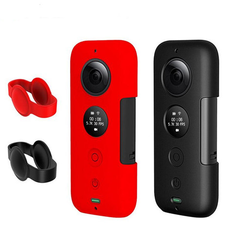 STARTRC Insta360 One X Silicone  protective Case  with Lens Cover  for Insta360 One X Sports Camera protective Case Accessories ► Photo 1/1