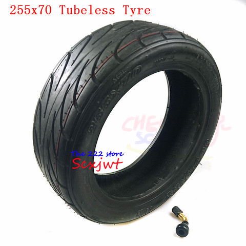 10 inch electric scooter tire 255*70 thickened Tubeless tire 255x70 inflation explosion-proof vacuum tire ► Photo 1/6