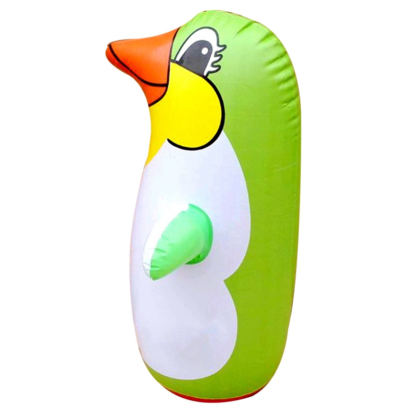 36CM Inflatable Dolphin Tumbler Penguin Tumbler PVC Inflatable Kid's Toys ^^ 