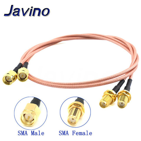 SMA male to SMA female Pigtail RG316 low loss RF cable plug to jack connector for WIFI FPV Antenna GSM, LAN 0-6Ghz ► Photo 1/6