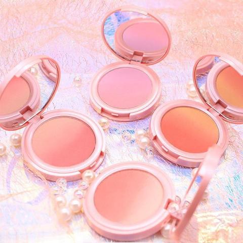 Face Blush Palette Makeup Natural Mineral Powder Blusher Cheek Face 3D Contour Brighten Easy to Wear Texture Blush ► Photo 1/6