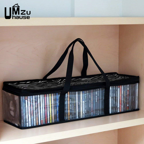 Large Books CD Storage Bags Cupboard Cabinet Office Organization Portable Transparent Handbags Pouch Organizers Big Save Pocket ► Photo 1/6