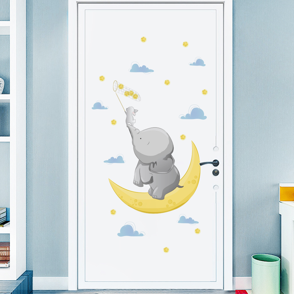 Kids Baby Children Room Cartoon Animal Wall Stickers Vinyl Decor DIY Art Decal